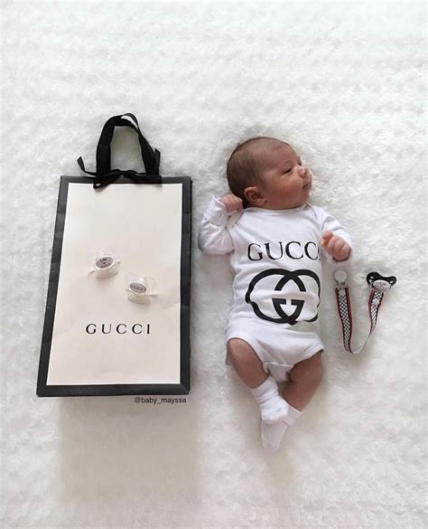 gucci baby occasionwear|designer babies wearing gucci.